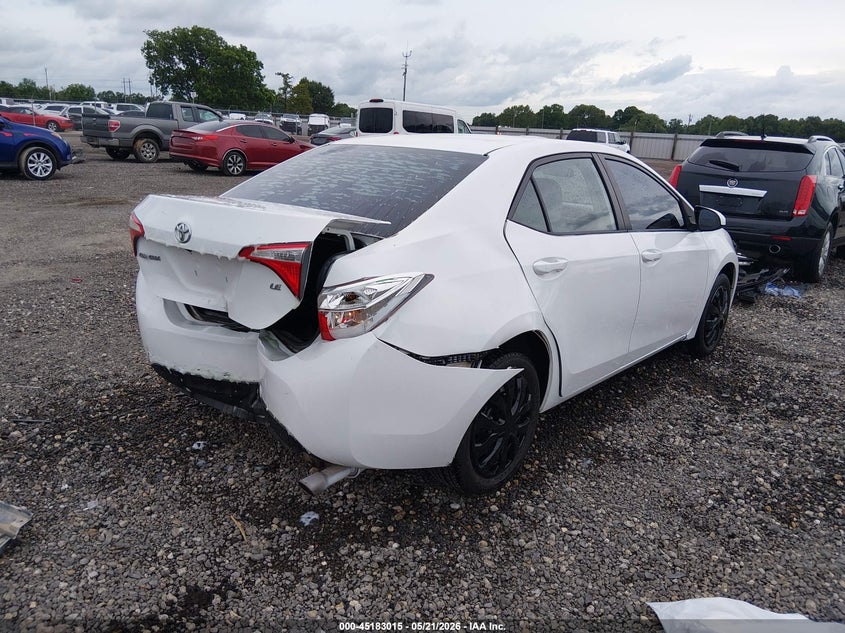 2016 Toyota Corolla VIN 5YFBURHE9GP422382 IAAI salvage auction — REAR END, Salvage (Louisiana), sold $2,350 on 2026-08-01 (photo 4)