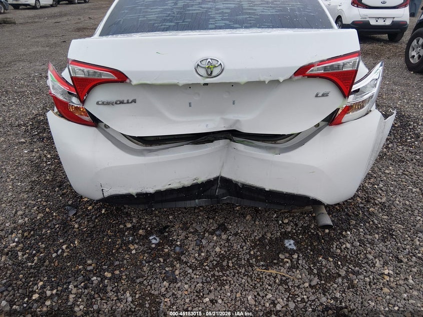 2016 Toyota Corolla VIN 5YFBURHE9GP422382 IAAI salvage auction — REAR END, Salvage (Louisiana), sold $2,350 on 2026-08-01 (photo 6)