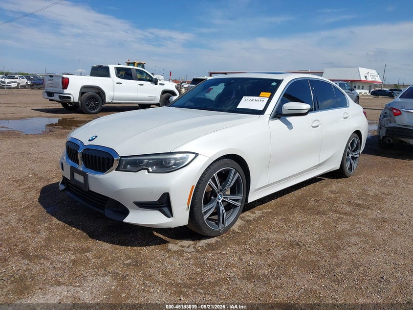 2021 BMW 3 series VIN 3MW5R1J02M8C00094 IAAI salvage auction — FRONT END, Original (Texas), sold $11,600 on 2026-07-07 (photo 2)