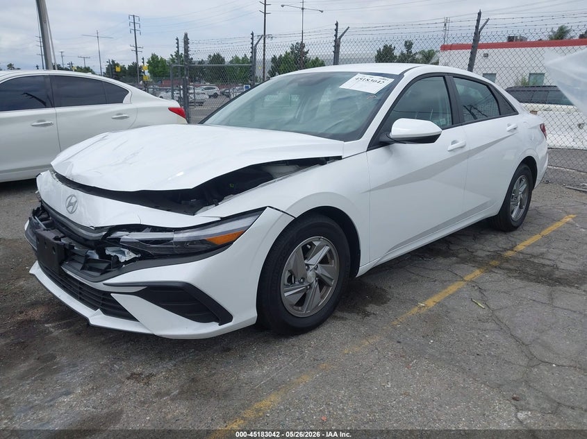 2025 Hyundai Elantra VIN KMHLL4DG0SU012191 IAAI salvage auction — FRONT END, Salvage (California), sold $525 on 2026-07-28 (photo 2)