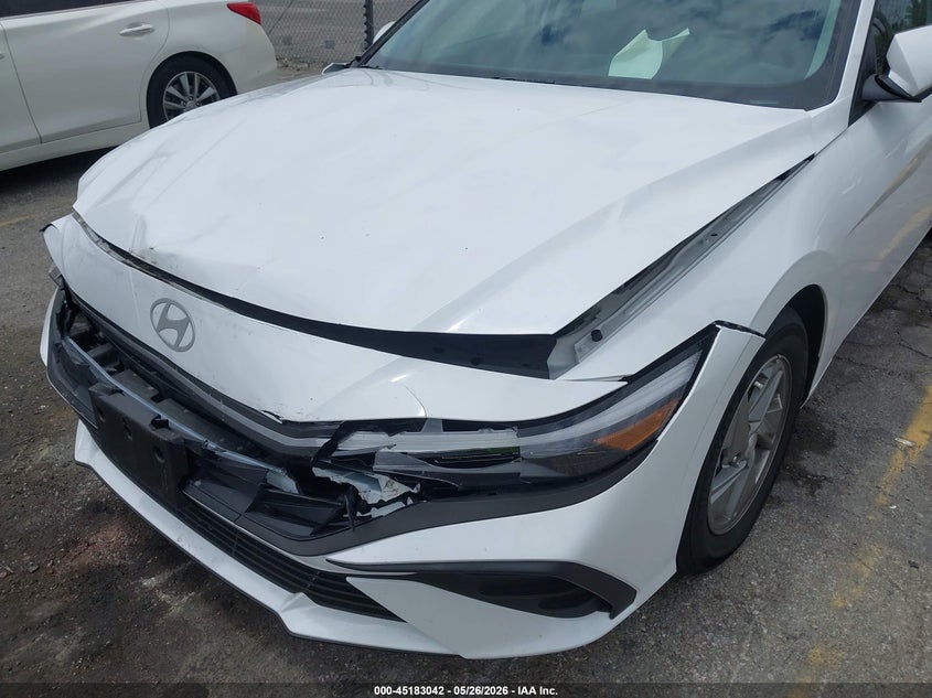 2025 Hyundai Elantra VIN KMHLL4DG0SU012191 IAAI salvage auction — FRONT END, Salvage (California), sold $525 on 2026-07-28 (photo 6)
