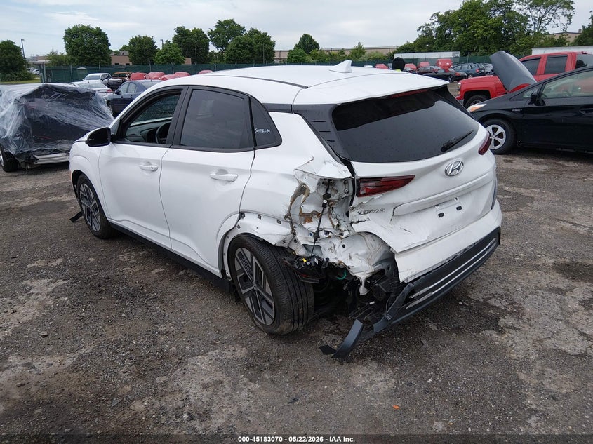 2023 Hyundai VIN KM8K33AG8PU190299 IAAI salvage auction — RIGHT REAR, Certificate Of Destruction (Florida), sold $5,600 on 2026-07-10 (photo 3)
