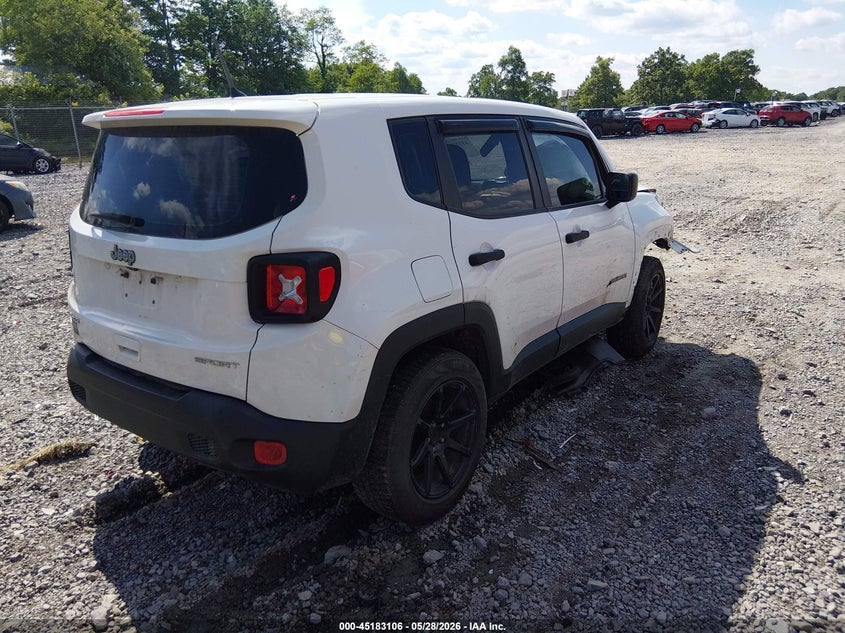 2018 Jeep Renegade VIN ZACCJBAB0JPJ36966 IAAI salvage auction — FRONT END, Salvage (West Virginia), sold $150 on 2026-07-15 (photo 4)