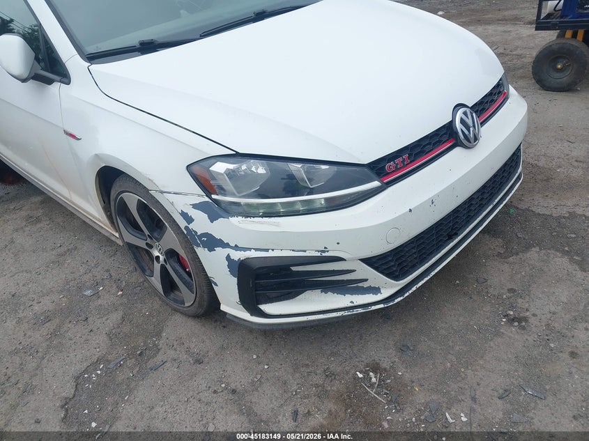 2019 Volkswagen Golf gti VIN 3VW6T7AUXKM002749 IAAI salvage auction — RIGHT FRONT, Salvage (Virginia), sold $3,750 on 2026-07-07 (photo 6)