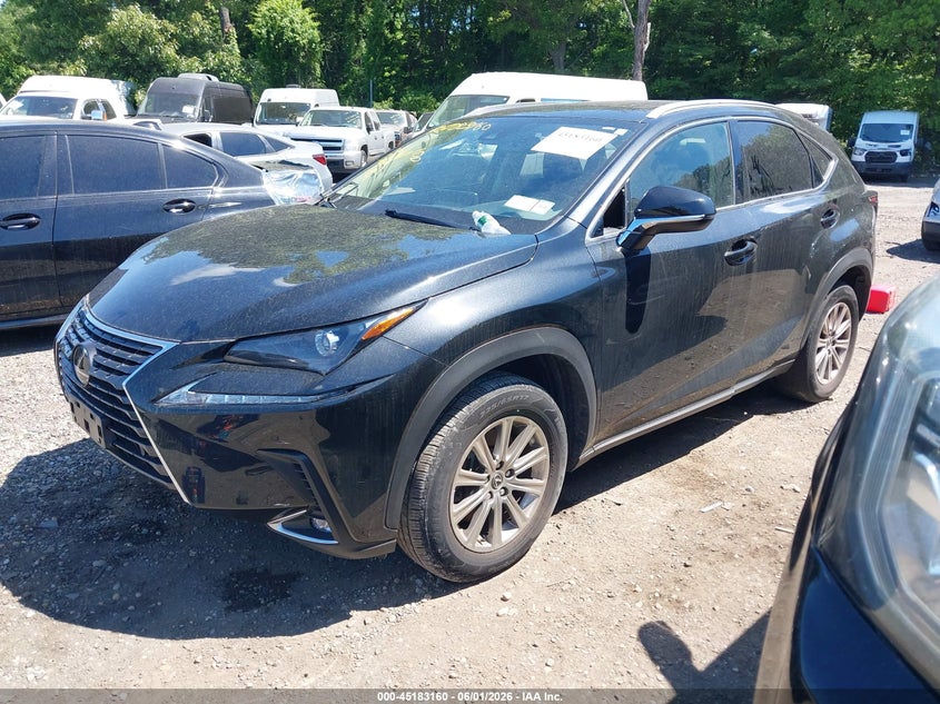 2021 Lexus Nx VIN JTJDARDZ8M2250511 IAAI salvage auction — RIGHT FRONT, Salvage Title, sold $10,100 on 2026-07-22 (photo 2)