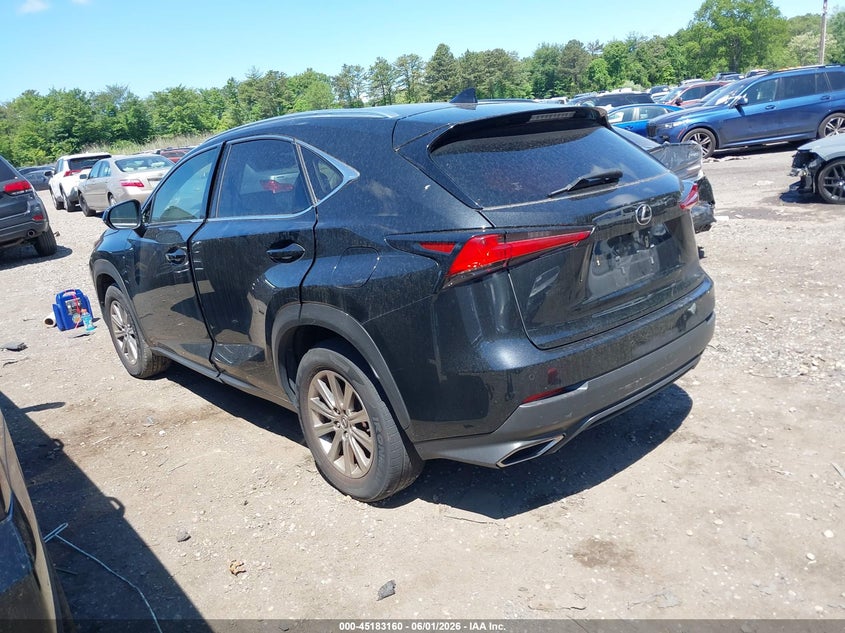2021 Lexus Nx VIN JTJDARDZ8M2250511 IAAI salvage auction — RIGHT FRONT, Salvage Title, sold $10,100 on 2026-07-22 (photo 3)
