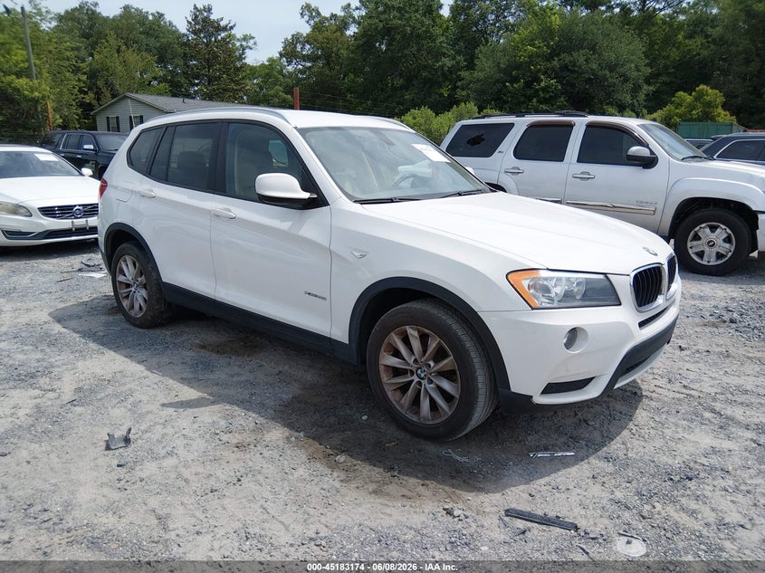 2013 BMW X3 VIN 5UXWX9C54D0A12368 IAAI salvage auction — NORMAL WEAR, Clear (South Carolina), sold $475 on 2026-07-20 (photo 1)