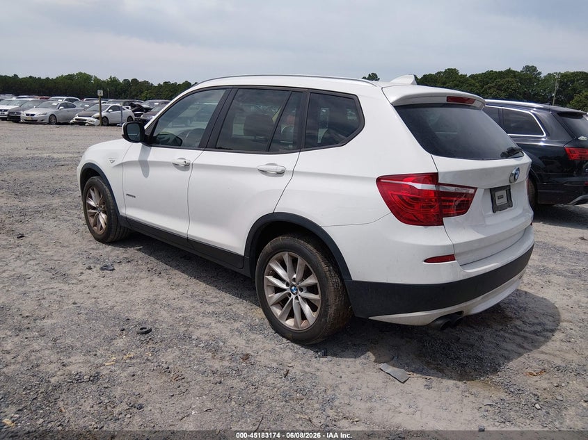 2013 BMW X3 VIN 5UXWX9C54D0A12368 IAAI salvage auction — NORMAL WEAR, Clear (South Carolina), sold $475 on 2026-07-20 (photo 3)