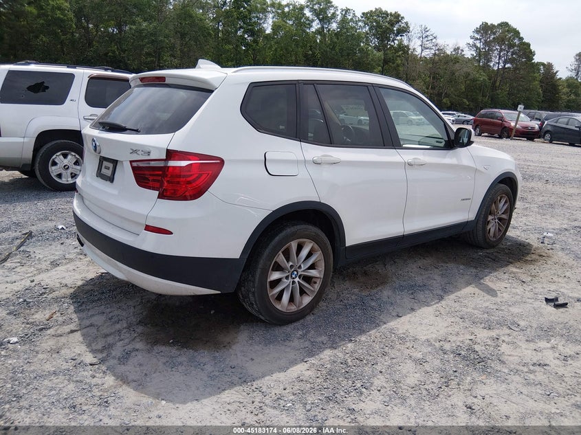 2013 BMW X3 VIN 5UXWX9C54D0A12368 IAAI salvage auction — NORMAL WEAR, Clear (South Carolina), sold $475 on 2026-07-20 (photo 4)
