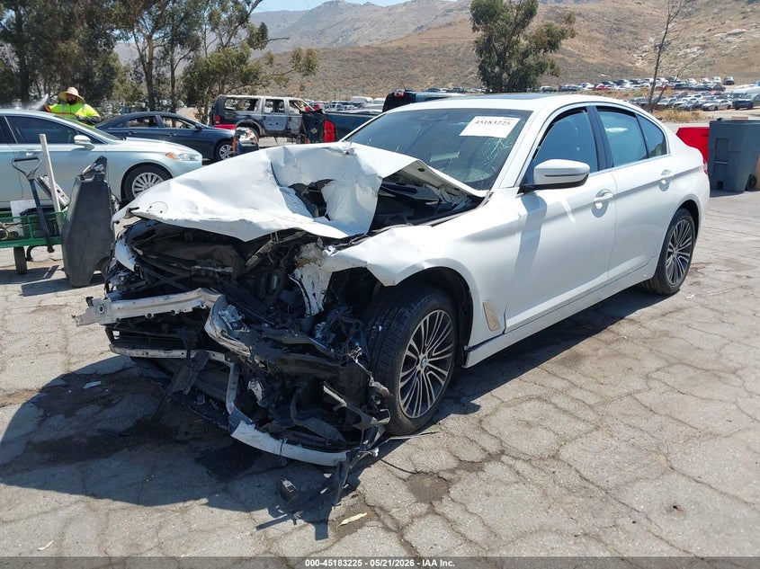 2019 BMW 5er VIN WBAJA5C5XKBX86514 IAAI salvage auction — FRONT END, Salvage (California), sold $2,600 on 2026-07-14 (photo 2)