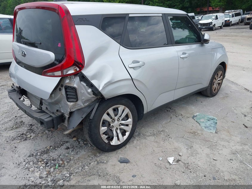 2020 Kia Soul VIN KNDJ23AU3L7001821 IAAI salvage auction — REAR END, Salvage (Georgia), sold $2,050 on 2026-08-02 (photo 4)