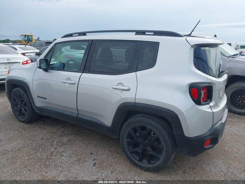 2017 Jeep Renegade VIN ZACCJABH9HPF32520 IAAI salvage auction — HAIL, Original (Texas), sold $3,500 on 2026-07-28 (photo 3)