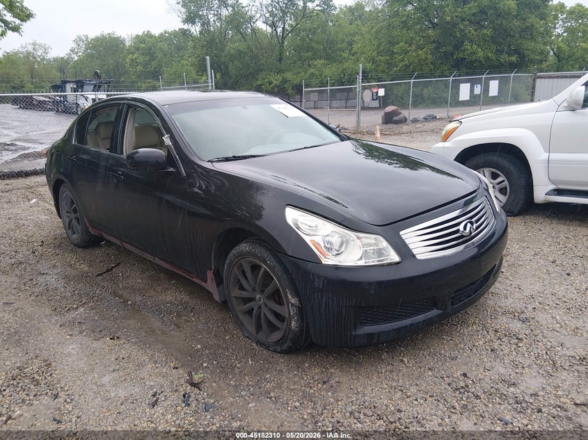 2008 Infiniti G VIN JNKBV61F08M272759 IAAI salvage auction — NORMAL WEAR, Original (Ohio), sold $350 on 2026-07-07 (photo 1)