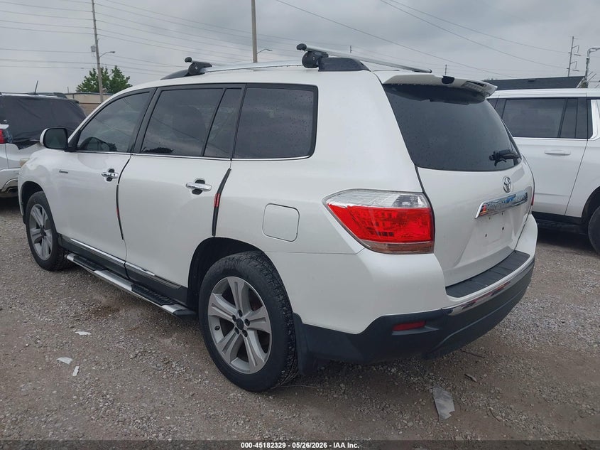 2013 Toyota Highlander VIN 5TDDK3EH3DS209344 IAAI salvage auction — HAIL, Clear (Missouri), sold $4,825 on 2026-07-06 (photo 3)