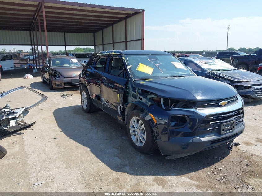 2021 Chevrolet Trailblazer VIN KL79MMS23MB022891 IAAI salvage auction — RIGHT SIDE, Original (Texas), sold $2,900 on 2026-07-28 (photo 1)