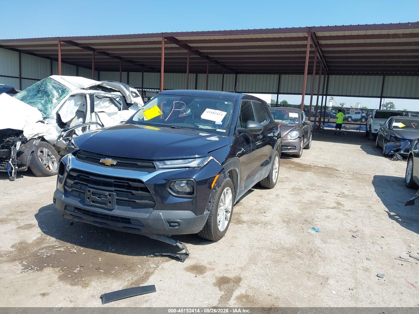 2021 Chevrolet Trailblazer VIN KL79MMS23MB022891 IAAI salvage auction — RIGHT SIDE, Original (Texas), sold $2,900 on 2026-07-28 (photo 2)