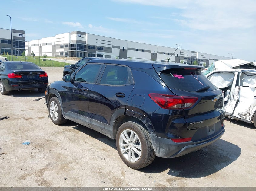 2021 Chevrolet Trailblazer VIN KL79MMS23MB022891 IAAI salvage auction — RIGHT SIDE, Original (Texas), sold $2,900 on 2026-07-28 (photo 3)