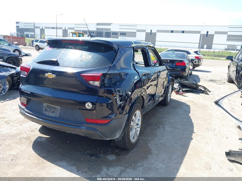2021 Chevrolet Trailblazer VIN KL79MMS23MB022891 IAAI salvage auction — RIGHT SIDE, Original (Texas), sold $2,900 on 2026-07-28 (photo 4)