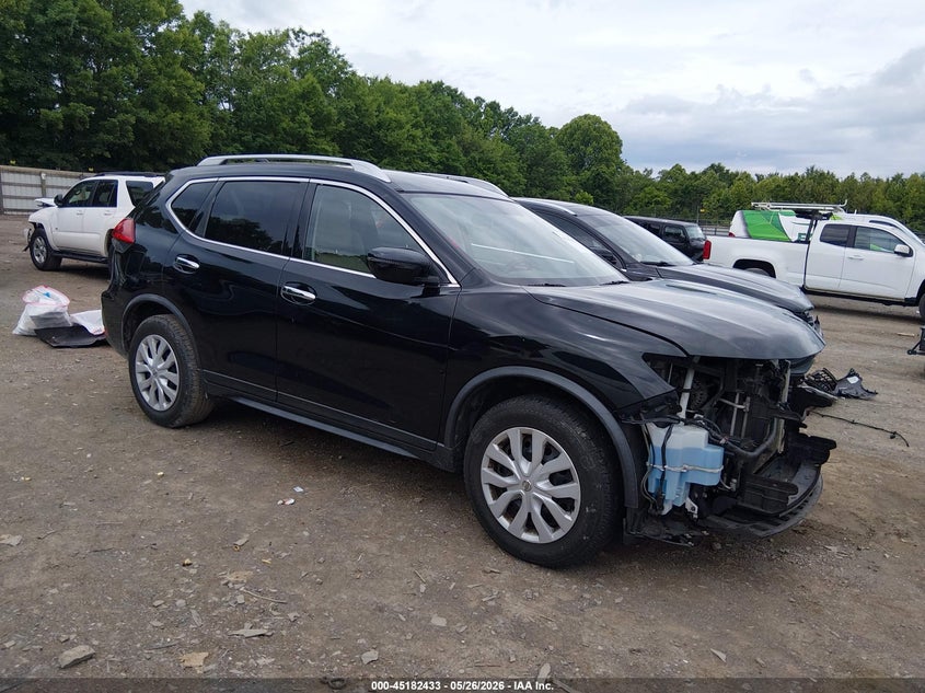 2017 Nissan Rogue VIN JN8AT2MT2HW393962 IAAI salvage auction — FRONT END, Salvage Title, sold $1,500 on 2026-07-29 (photo 1)