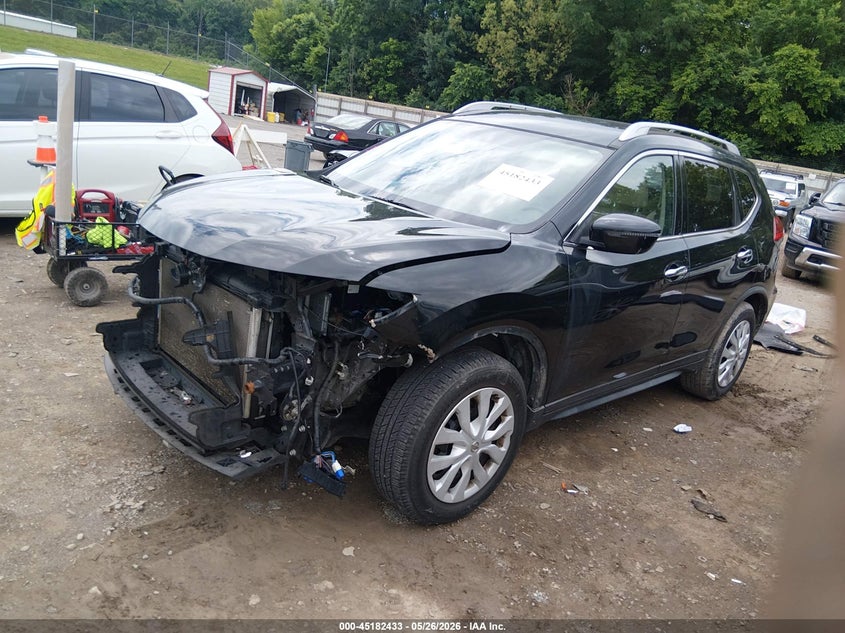 2017 Nissan Rogue VIN JN8AT2MT2HW393962 IAAI salvage auction — FRONT END, Salvage Title, sold $1,500 on 2026-07-29 (photo 2)
