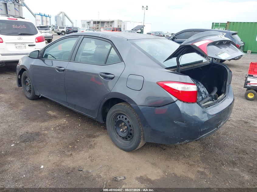 2015 Toyota Corolla VIN 5YFBURHE5FP332838 IAAI salvage auction — FRONT & REAR, Salvage Title, sold $2,550 on 2026-07-13 (photo 3)