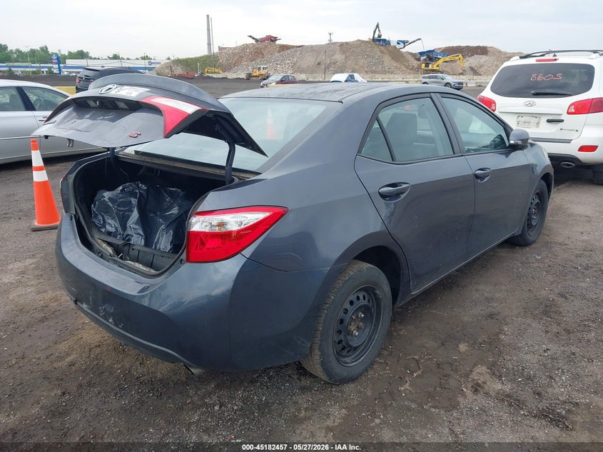 2015 Toyota Corolla VIN 5YFBURHE5FP332838 IAAI salvage auction — FRONT & REAR, Salvage Title, sold $2,550 on 2026-07-13 (photo 4)