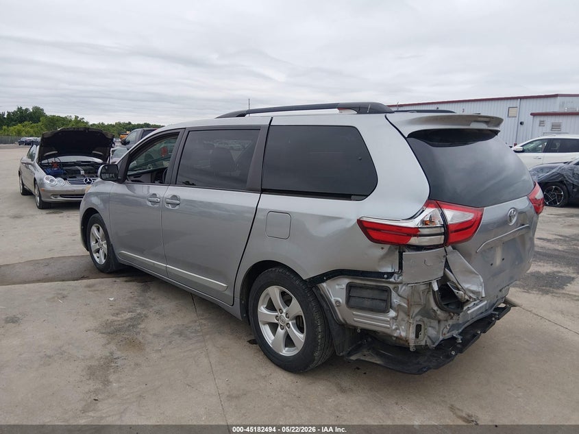 2016 Toyota Sienna VIN 5TDKK3DC4GS717887 IAAI salvage auction — REAR END, Salvage (Ohio), sold $25 on 2026-07-28 (photo 3)