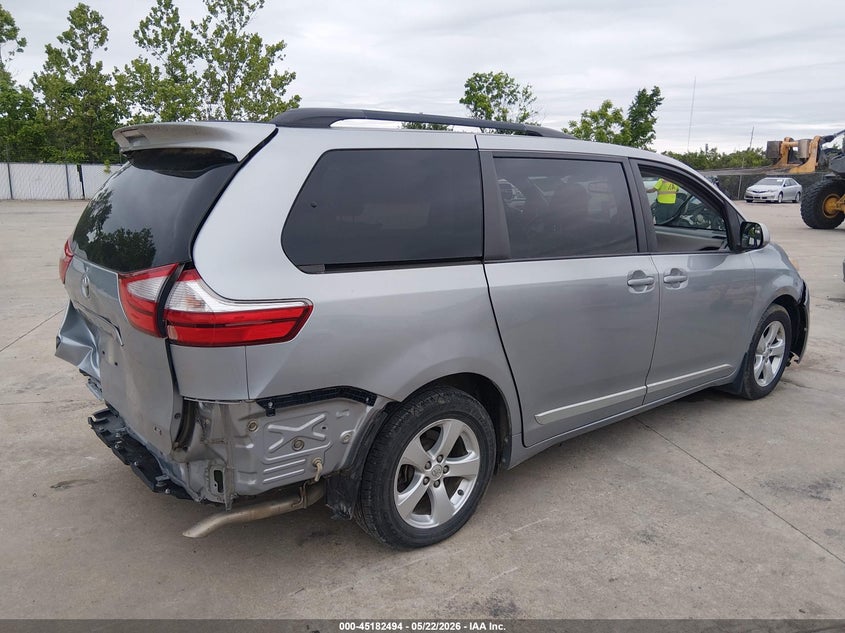 2016 Toyota Sienna VIN 5TDKK3DC4GS717887 IAAI salvage auction — REAR END, Salvage (Ohio), sold $25 on 2026-07-28 (photo 4)