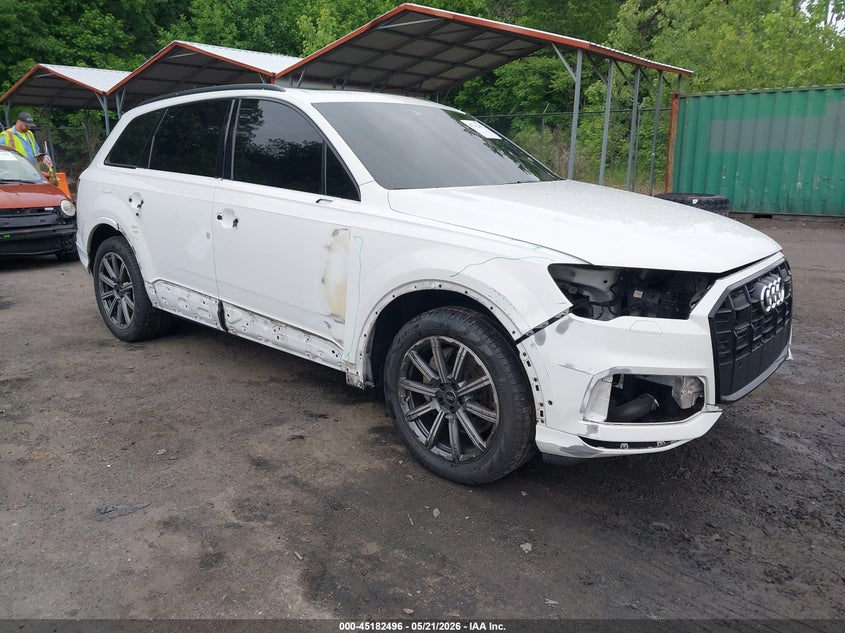 2024 Audi Q7 VIN WA1LCBF74RD005593 IAAI salvage auction — LEFT & RIGHT, Salvage - 75% Or Less (Maryland), sold $10,600 on 2026-07-14 (photo 1)