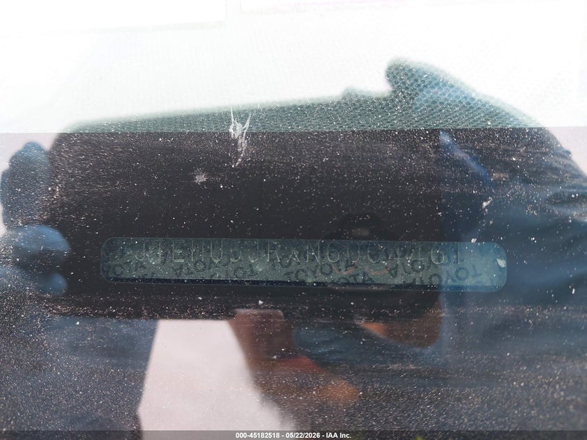 2022 Toyota 4runner VIN JTEMU5JRXN6004461 IAAI salvage auction — SIDE, Salvage (Pennsylvania), sold $10,100 on 2026-07-28 (photo 9)