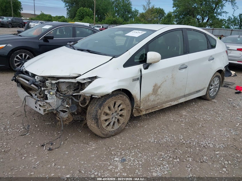2012 Toyota Prius VIN JTDKN3DP7C3007257 IAAI salvage auction — FRONT END, Salvage (Ohio), sold $3,850 on 2026-07-17 (photo 2)