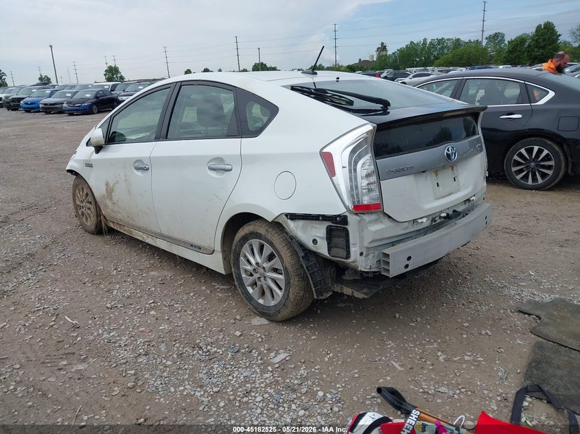2012 Toyota Prius VIN JTDKN3DP7C3007257 IAAI salvage auction — FRONT END, Salvage (Ohio), sold $3,850 on 2026-07-17 (photo 3)