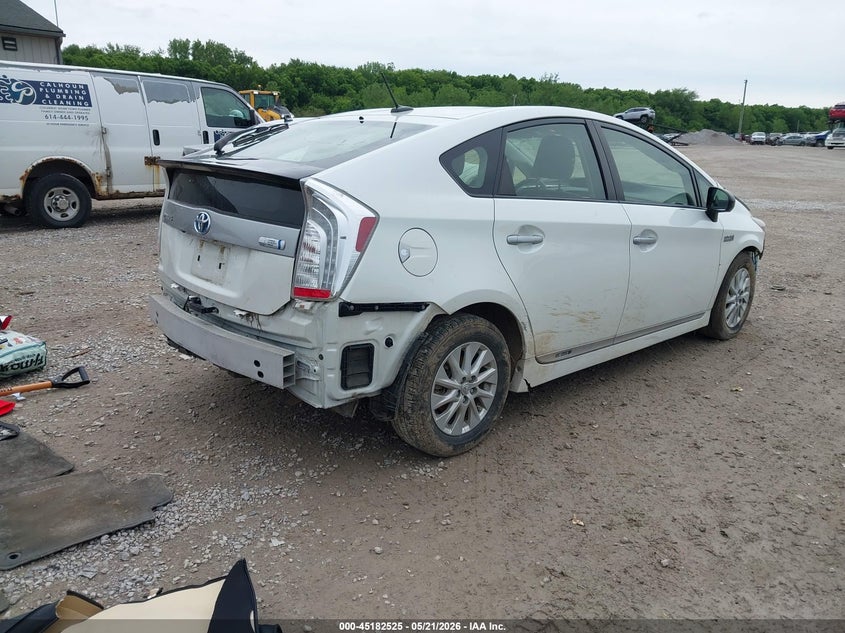 2012 Toyota Prius VIN JTDKN3DP7C3007257 IAAI salvage auction — FRONT END, Salvage (Ohio), sold $3,850 on 2026-07-17 (photo 4)