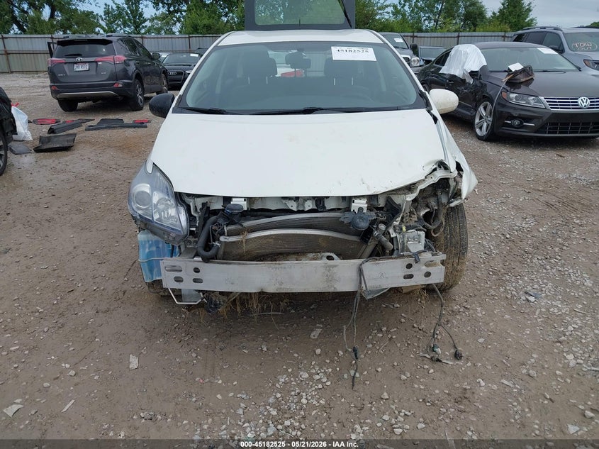 2012 Toyota Prius VIN JTDKN3DP7C3007257 IAAI salvage auction — FRONT END, Salvage (Ohio), sold $3,850 on 2026-07-17 (photo 6)