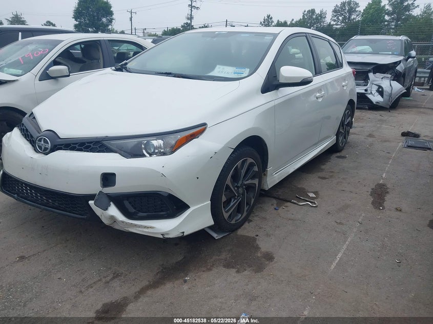 2016 Scion Im VIN JTNKARJE6GJ515024 IAAI salvage auction — FRONT END, Salvage (South Carolina), sold $1,550 on 2026-07-13 (photo 2)