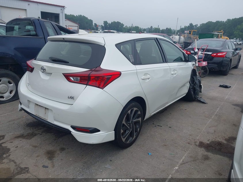2016 Scion Im VIN JTNKARJE6GJ515024 IAAI salvage auction — FRONT END, Salvage (South Carolina), sold $1,550 on 2026-07-13 (photo 4)