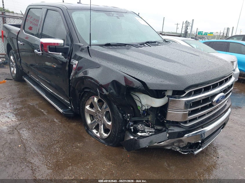 2022 Ford F-150 VIN 1FTFW1E58NKE58917 IAAI salvage auction — FRONT END, Clear (Oklahoma), sold $17,900 on 2026-08-01 (photo 1)
