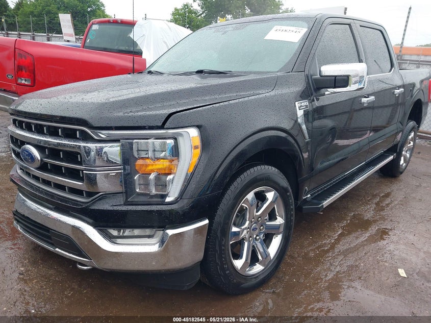 2022 Ford F-150 VIN 1FTFW1E58NKE58917 IAAI salvage auction — FRONT END, Clear (Oklahoma), sold $17,900 on 2026-08-01 (photo 2)