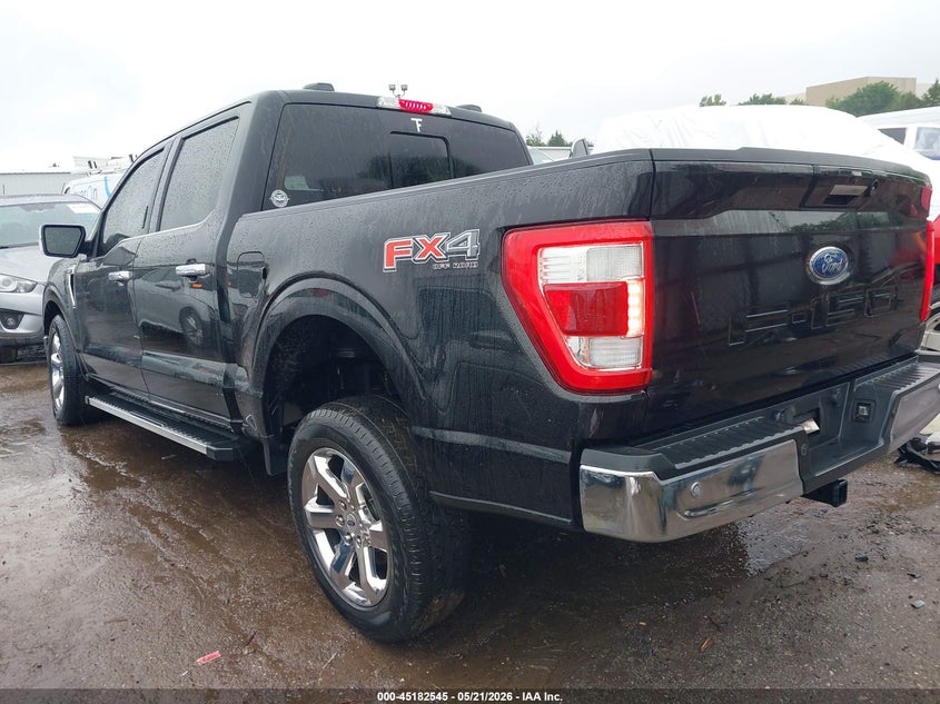 2022 Ford F-150 VIN 1FTFW1E58NKE58917 IAAI salvage auction — FRONT END, Clear (Oklahoma), sold $17,900 on 2026-08-01 (photo 3)
