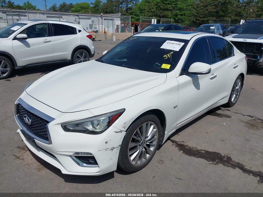 2019 Infiniti Q50 VIN JN1EV7AR8KM556522 IAAI salvage auction — FRONT END, Mv-907A (New York), sold $4,550 on 2026-08-01 (photo 6)