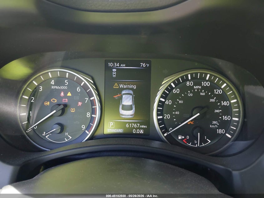 2019 Infiniti Q50 VIN JN1EV7AR8KM556522 IAAI salvage auction — FRONT END, Mv-907A (New York), sold $4,550 on 2026-08-01 (photo 7)