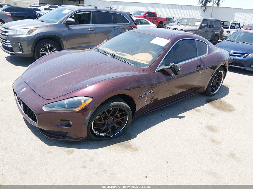 2012 Maserati Granturismo VIN ZAM45KLA6C0065129 IAAI salvage auction — LEFT SIDE, Salvage (California), sold $5,575 on 2026-07-29 (photo 2)
