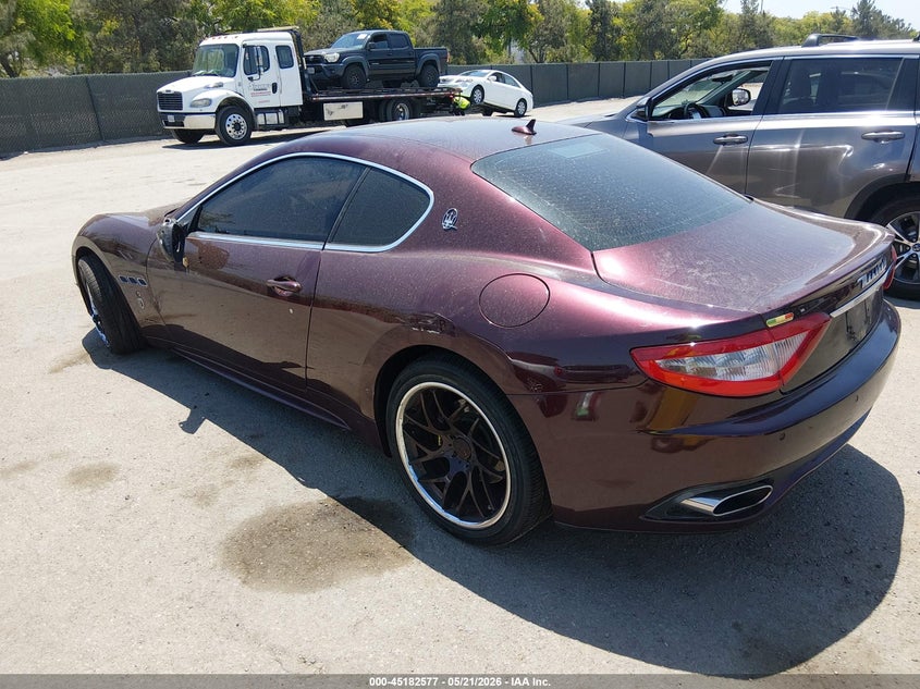 2012 Maserati Granturismo VIN ZAM45KLA6C0065129 IAAI salvage auction — LEFT SIDE, Salvage (California), sold $5,575 on 2026-07-29 (photo 3)