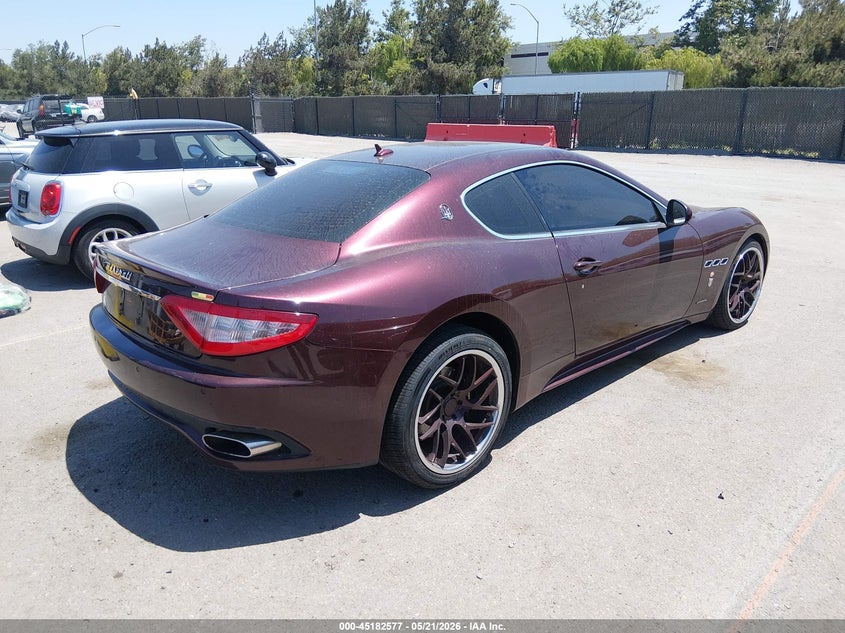 2012 Maserati Granturismo VIN ZAM45KLA6C0065129 IAAI salvage auction — LEFT SIDE, Salvage (California), sold $5,575 on 2026-07-29 (photo 4)