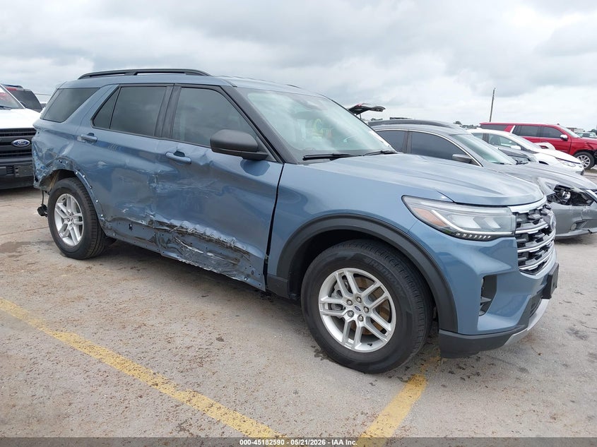 2025 Ford Explorer VIN 1FMUK7DH3SGA60719 IAAI salvage auction — RIGHT SIDE, Original (Texas), sold $13,500 on 2026-07-18 (photo 1)
