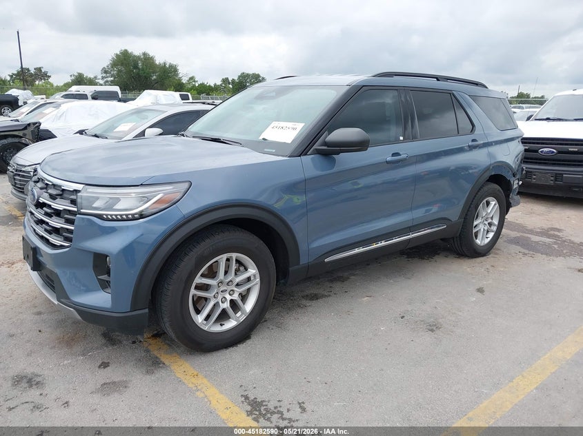 2025 Ford Explorer VIN 1FMUK7DH3SGA60719 IAAI salvage auction — RIGHT SIDE, Original (Texas), sold $13,500 on 2026-07-18 (photo 2)