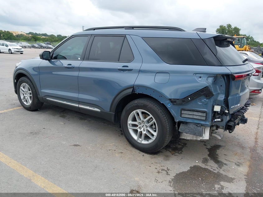 2025 Ford Explorer VIN 1FMUK7DH3SGA60719 IAAI salvage auction — RIGHT SIDE, Original (Texas), sold $13,500 on 2026-07-18 (photo 3)
