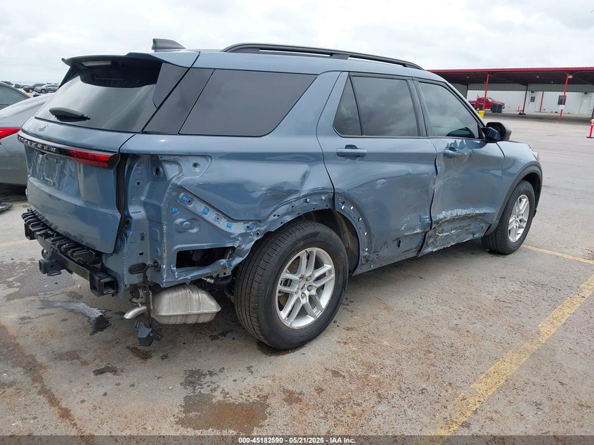 2025 Ford Explorer VIN 1FMUK7DH3SGA60719 IAAI salvage auction — RIGHT SIDE, Original (Texas), sold $13,500 on 2026-07-18 (photo 4)