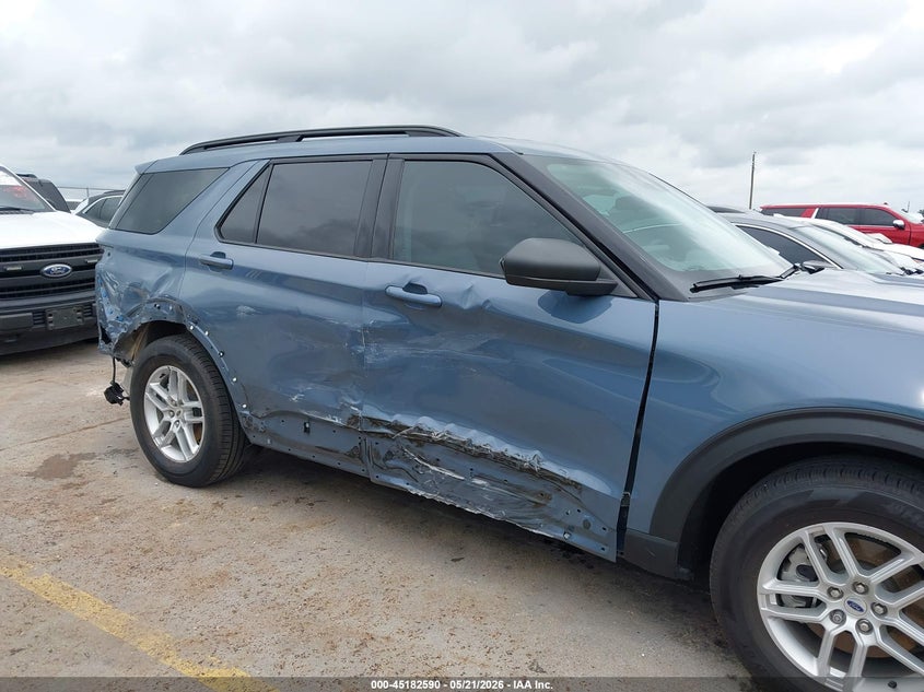 2025 Ford Explorer VIN 1FMUK7DH3SGA60719 IAAI salvage auction — RIGHT SIDE, Original (Texas), sold $13,500 on 2026-07-18 (photo 6)