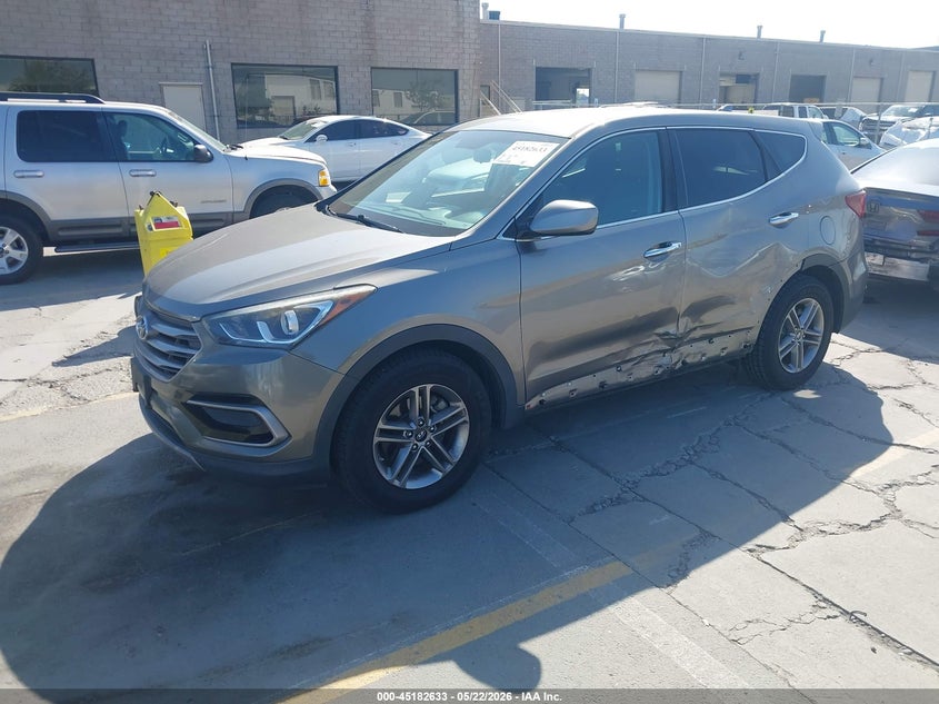 2017 Hyundai Santa fe VIN 5XYZT3LB9HG419399 IAAI salvage auction — SIDE, Salvage (California), sold $2,800 on 2026-07-13 (photo 2)